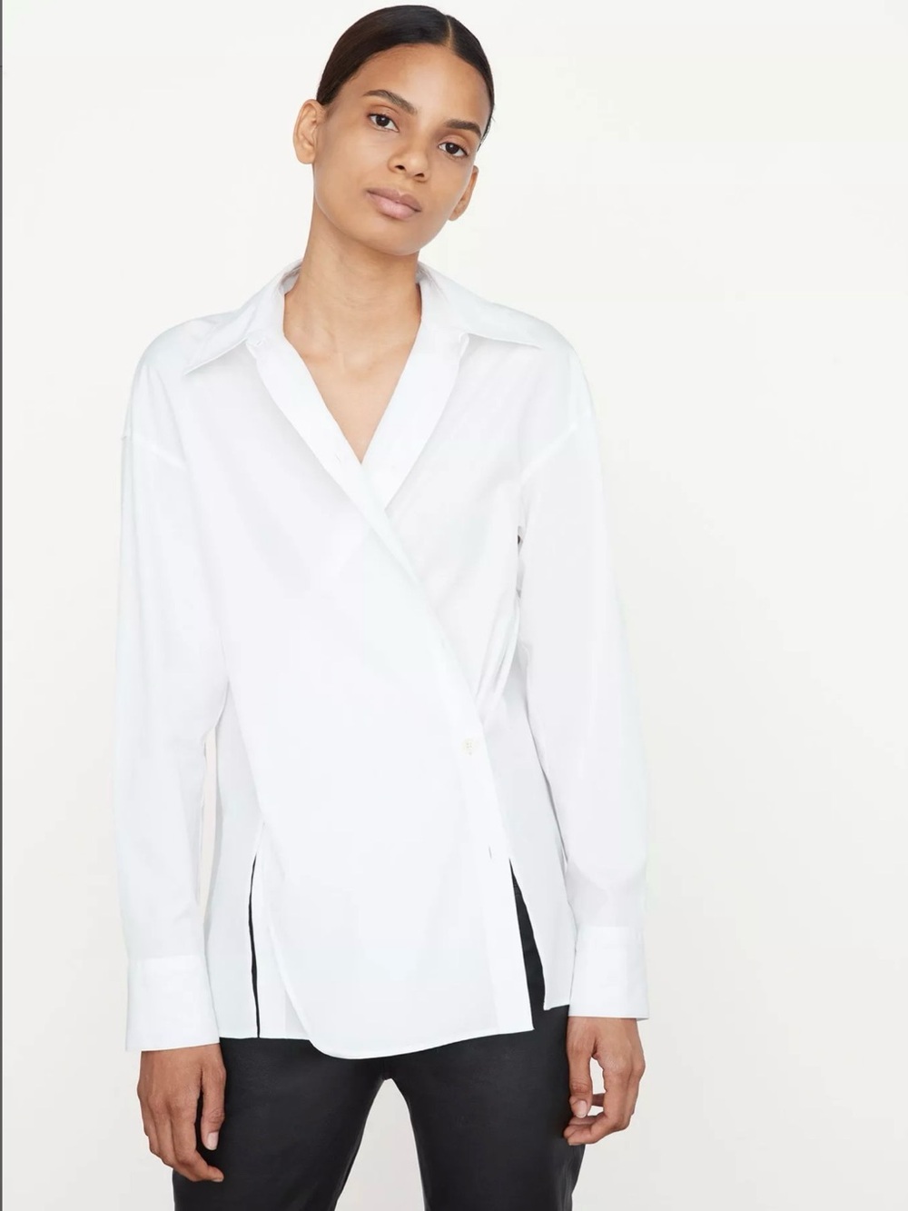 Convertible button down shirt. Vince Light Blue Button-Up
